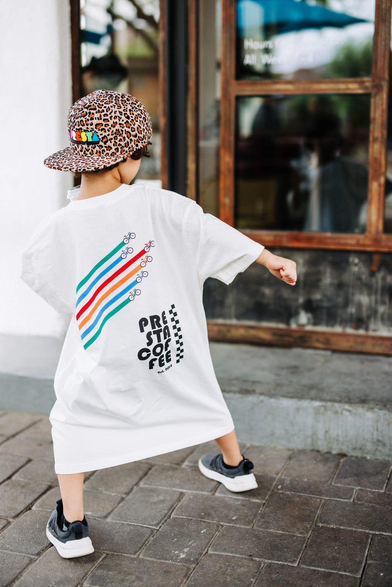 White Racing Tee